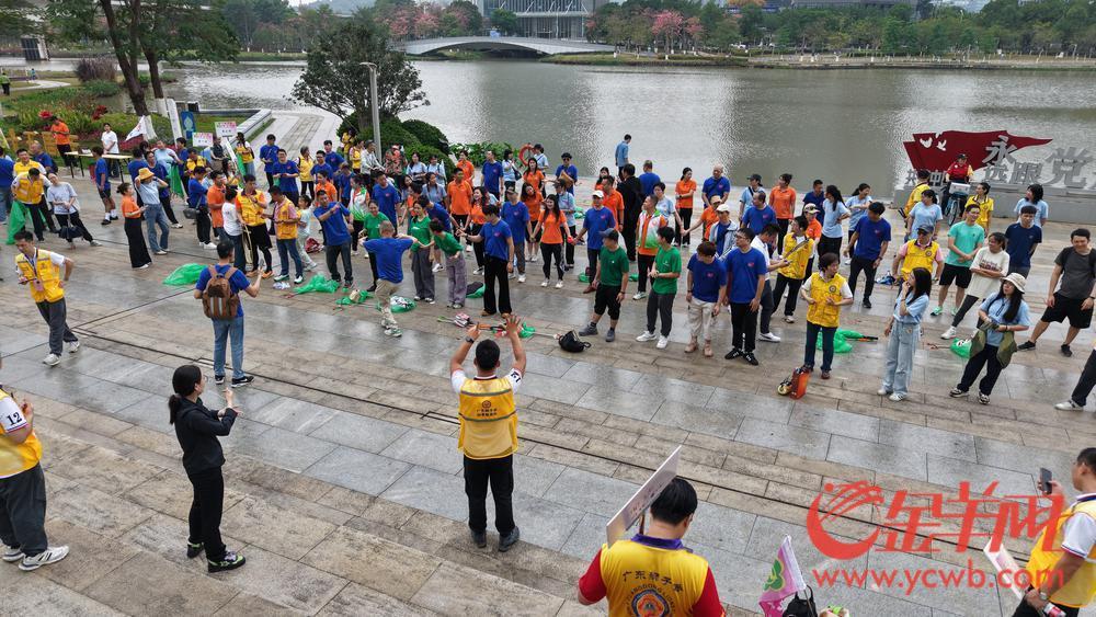 2024年广东省听力残疾人全民健身徒步活动在广州南沙火热开跑(图2)