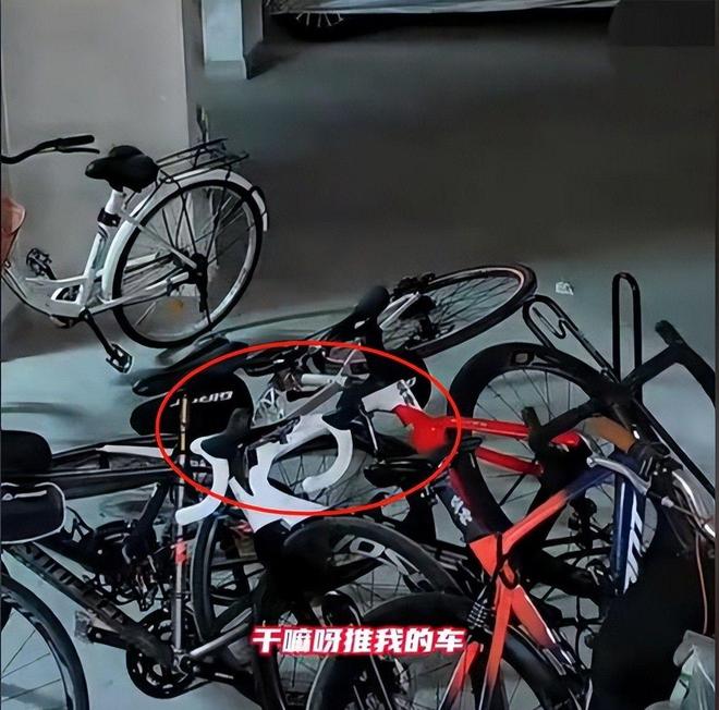 女子推倒自行车后续：已立案车损报价比电车贵女子回应太霸道(图12)