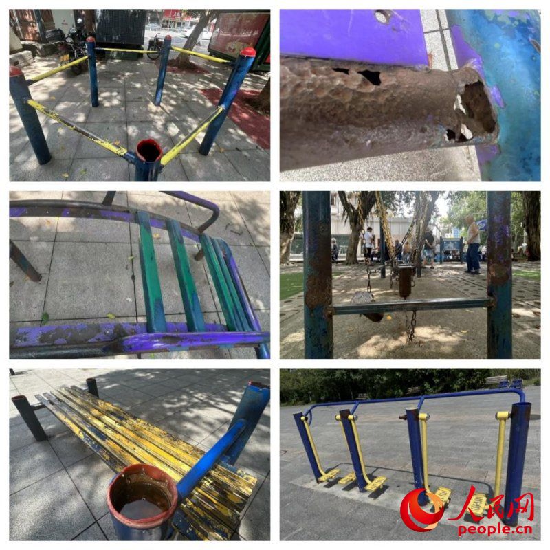 YY易游体育：人民直击公共健身器材成“伤人利器”？(图4)