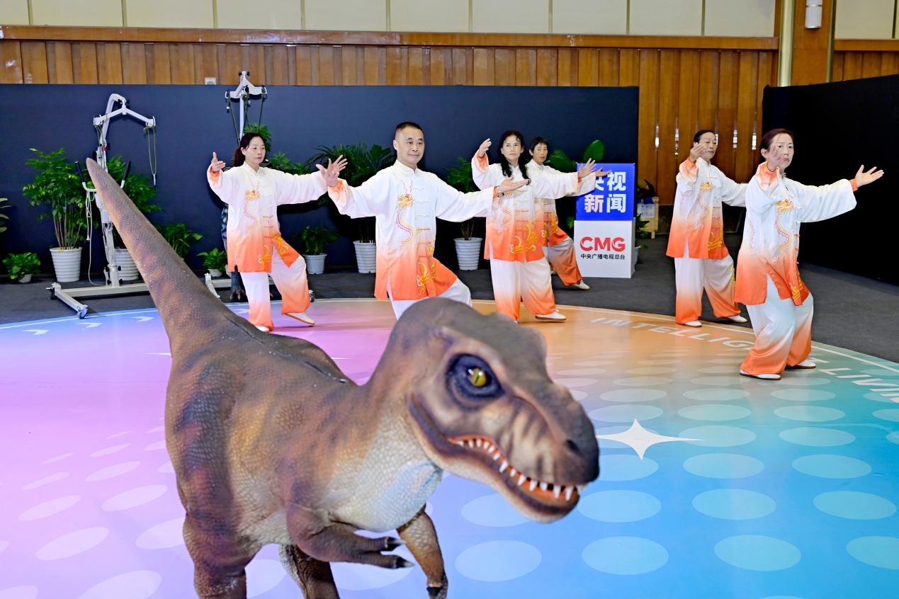 中央廣播電視總台“智享未來——保姆機器人大會”成都智慧康養機器人展演啟幕(图5)